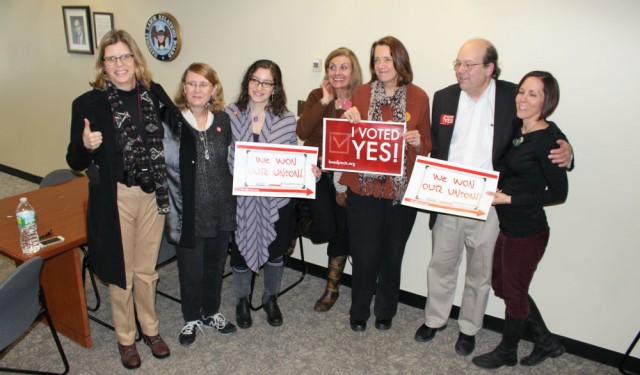 Boston University Adjuncts Vote Yes to Union