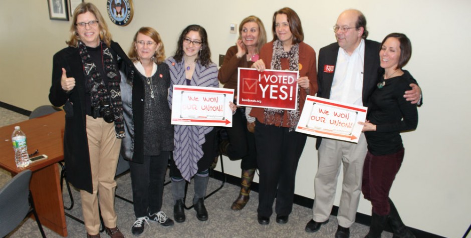 Boston University Adjuncts Vote Yes to Union